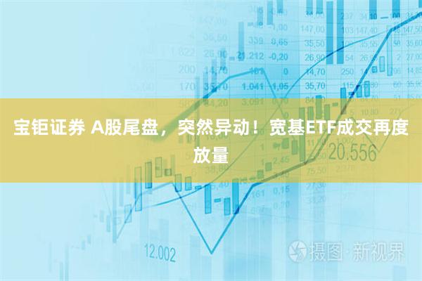 宝钜证券 A股尾盘，突然异动！宽基ETF成交再度放量